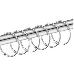 Curtain rings 2 packs of shower curtain, key ring, binder, etc. NEW